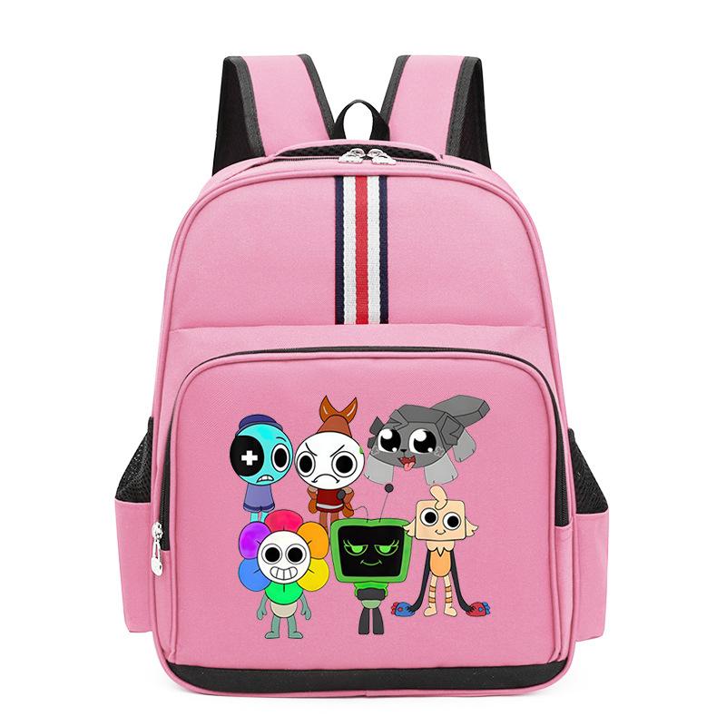 Cartoon Peripheral Trend Children'S Backpack Primary And Secondary School Students Large-Capacity Schoolbag