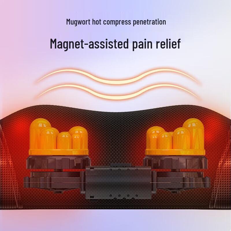 AUX Electric Neck & Back Massager with Heat Therapy