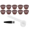 Reusable Design Refillable Coffee Filter Pods Coffee Capsule Filter Kit  Home Use