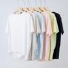 Schnelltrocknendes Eis-Seiden-Yoga-T-Shirt: Dehnbar, Weich, Rundhalsausschnitt, Sonnenschutz, Schlankmachende Passform für Sommer-Fitness