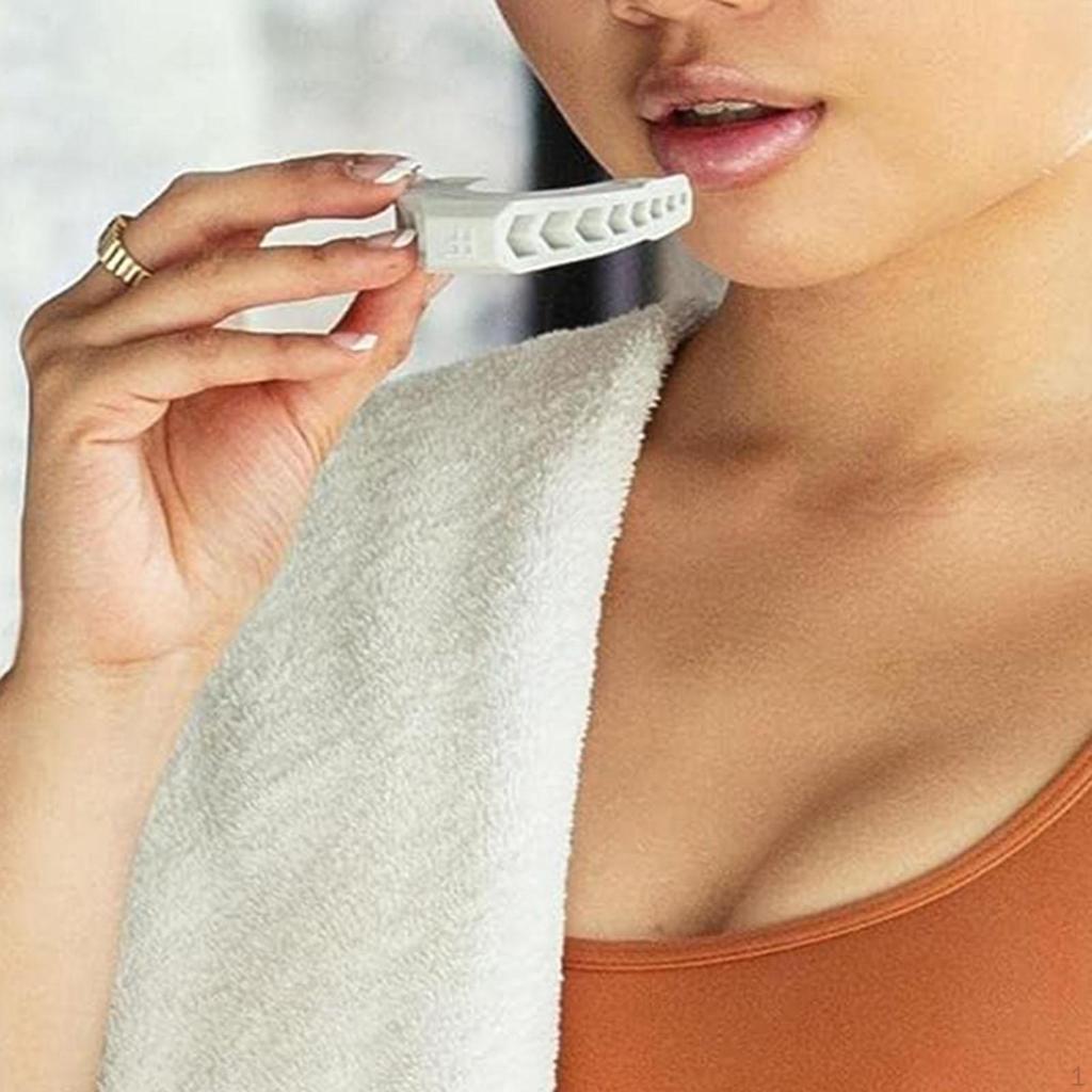 Jaw Exerciser Jawline Shaper Auxiliary Defined for Advanced Beginner Black