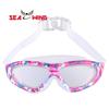 Racing swimming goggles for men and women, colorful medium-frame swimming goggles for adults, high-definition, waterproof, anti-fog, silicone diving