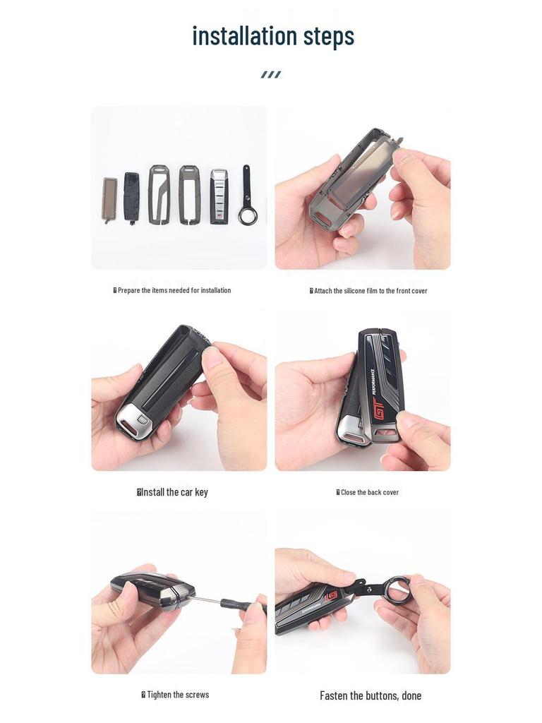 Compatible Key Case Cover for Great Wall Wey WEY VV7c/VV5/VV7s Accessories