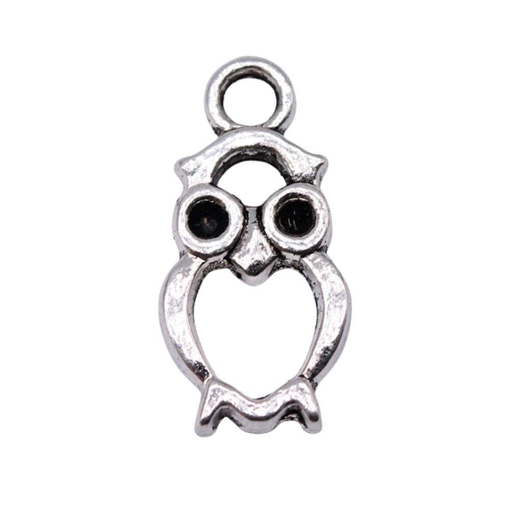 Owl Charms Mini Antique Alloy Pendants For Animal Themed Jewelry Making
