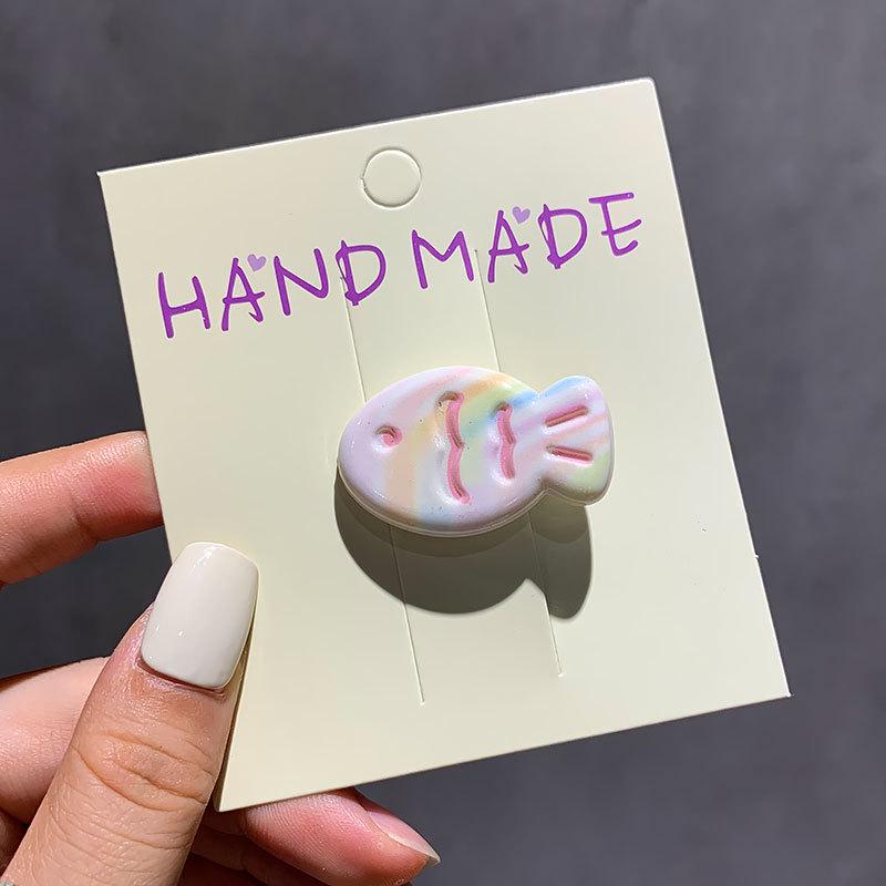 Dopamine Color Sweet Hairpin Korean Duckbill Clip for Women & Baby Bangs