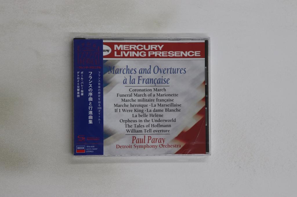 CD PAUL PARAY - Marches and Overtures a La Francais UCCS50297 UNIVERSAL 2024 Japan Obi Classical Used