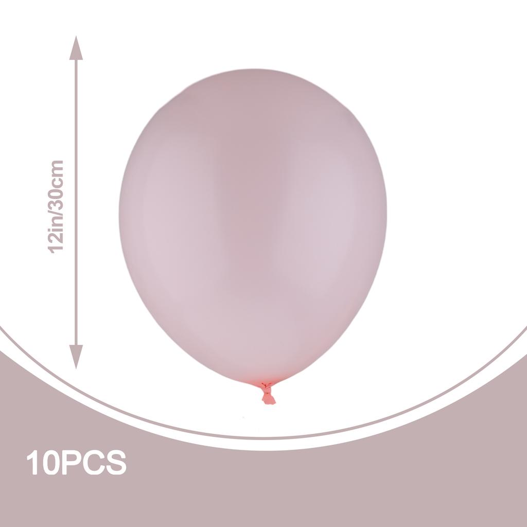 10pcs Set 12inche Pink Latex Latex Party Balloons For Birthday Party Party Balloons Birthday Balloons Latex Balloon