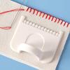 Sewing Gauge 3X Small Sewing Needle Gauges Multifunctional Crafting Measuring Tools Finger Protector Edge Stitching Lock For