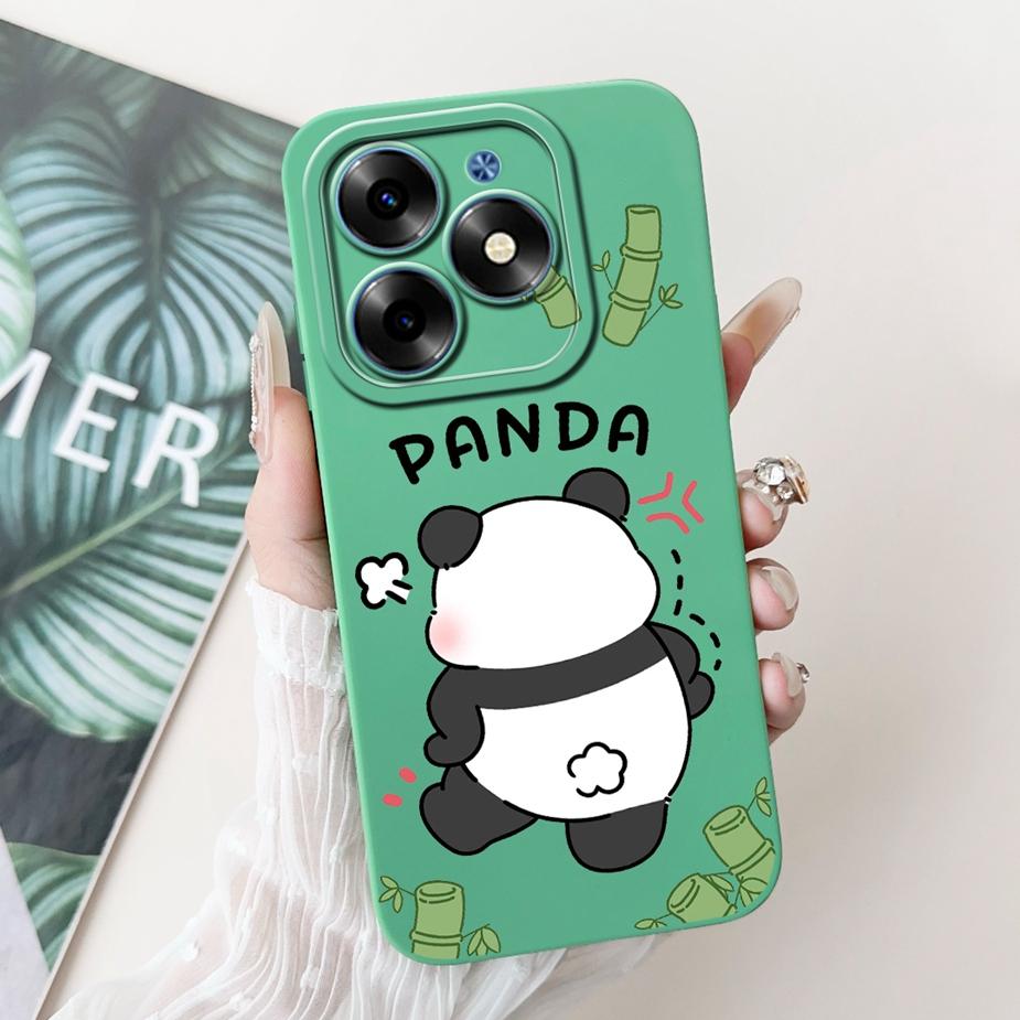For Tecno Spark 20C Case Spark20 Pro KJ6 Cute Animals Carton Cover Soft TPU Phone Case For Tecno Spark 20 Pro Plus Spark20 Shell