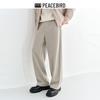 PEACEBIRD Men's Straight Fit Casual Pants BAGMF412F