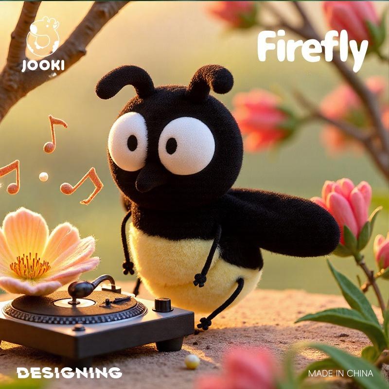 Cute Insect Plush Hanging Ornament Kawaii Bug Soft Plush Charm Cockroach Firefly Caterpillar Dragonfly Keychain Toy Unique Gift