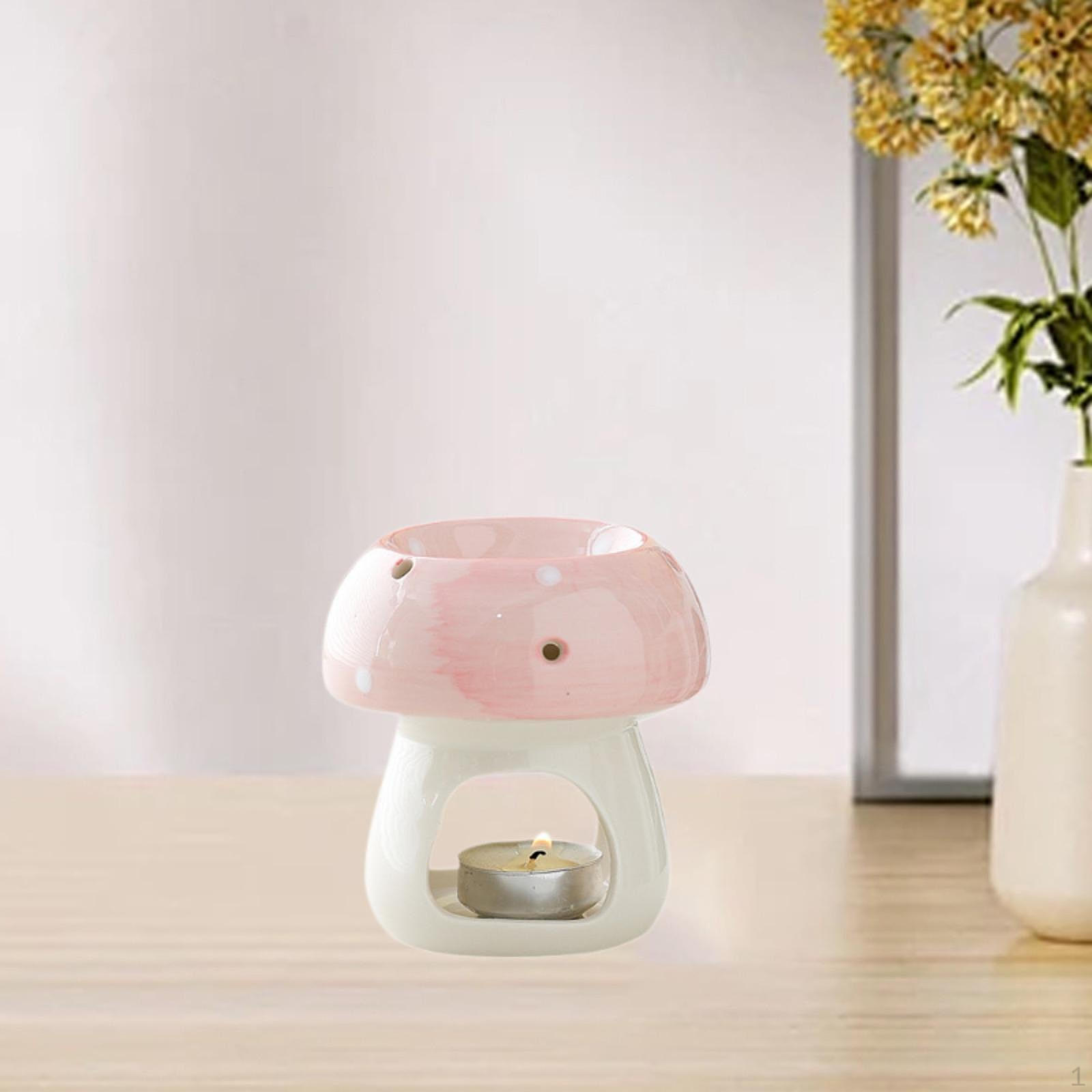 

Аромакуритель с подсвечником для чайных свечей для гостиной и офиса розовый