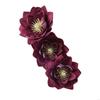 62KD Curtain Holders with Flower Pattern Curtain Tiebacks, Easy Installs Curtain Ties