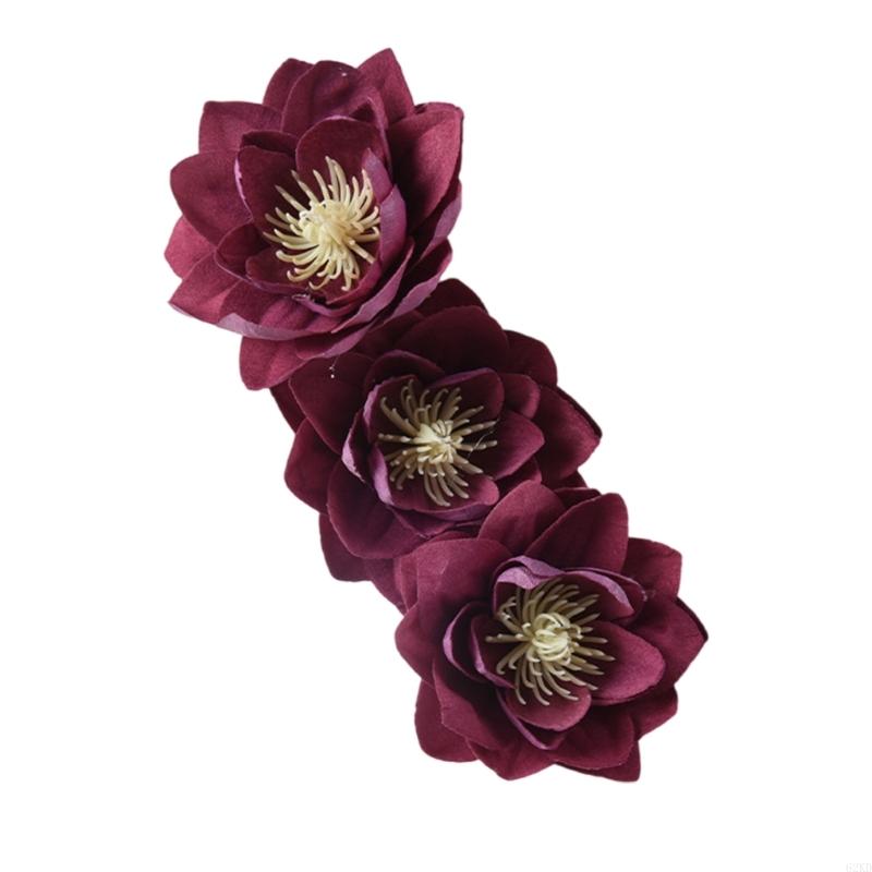 62KD Curtain Holders with Flower Pattern Curtain Tiebacks, Easy Installs Curtain Ties