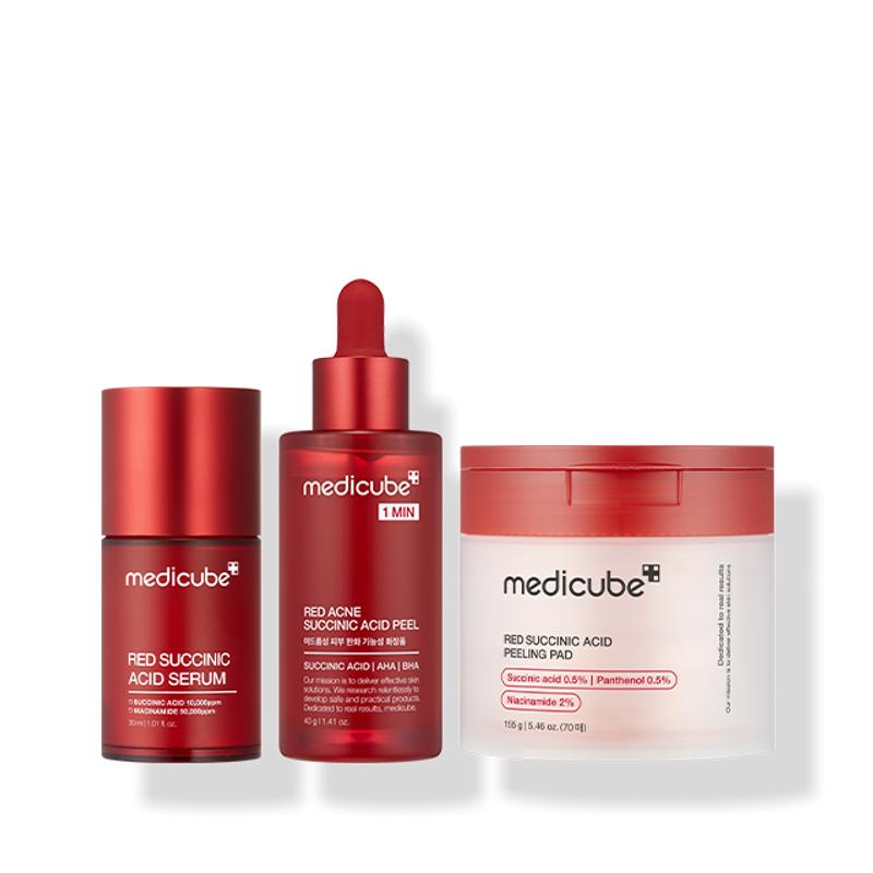 

Red Suscinic 3-Piece Set