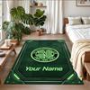 Crystal Velvet Rug Custom Name Text, Soft Non Slip Floor Mat Home DecorCeltic FC