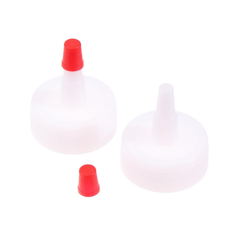 20/50 Stück 28 mm Flaschenverschluss-Spitze, Umwandlungskopf, roter Flaschenverschluss aus Kunststoff, universeller auslaufsicherer Ersatzverschluss für Quetschflaschen