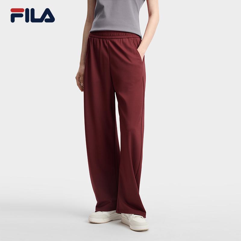 FILA Heritage Versatile Trendy Sports Casual Pants Women bottoms Rubble-Red F11W628603FRD
