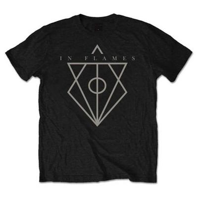 In Flames Logo Official Tee T-Shirt Mens Unisex