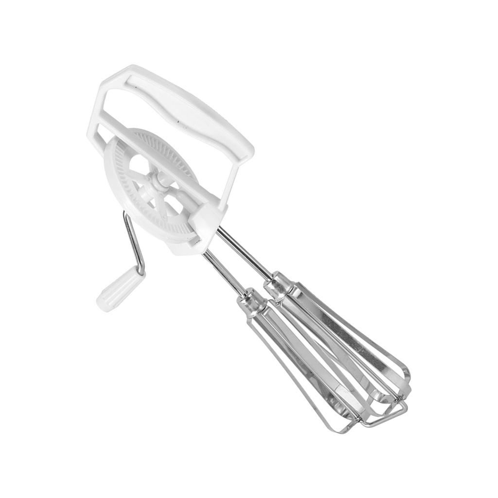 Stainless Steel Handheld Manual Egg Blender Mixer Beater Home Kitchen Cooking Tool