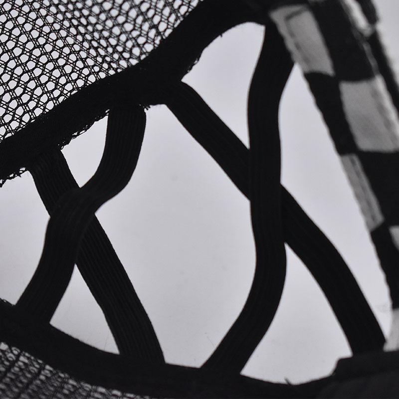 Checkered Mesh Baseball Cap for Men Women, Retro Plaid Trucker Hat with Breathable Net