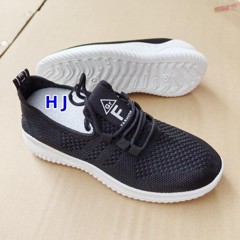 Spring and summer new fly-woven mesh shoes casual running sports breathable mesh shoes