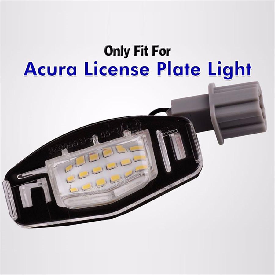 2x 18 LED License Plate Light Direct Fit For Honda Civic Accord