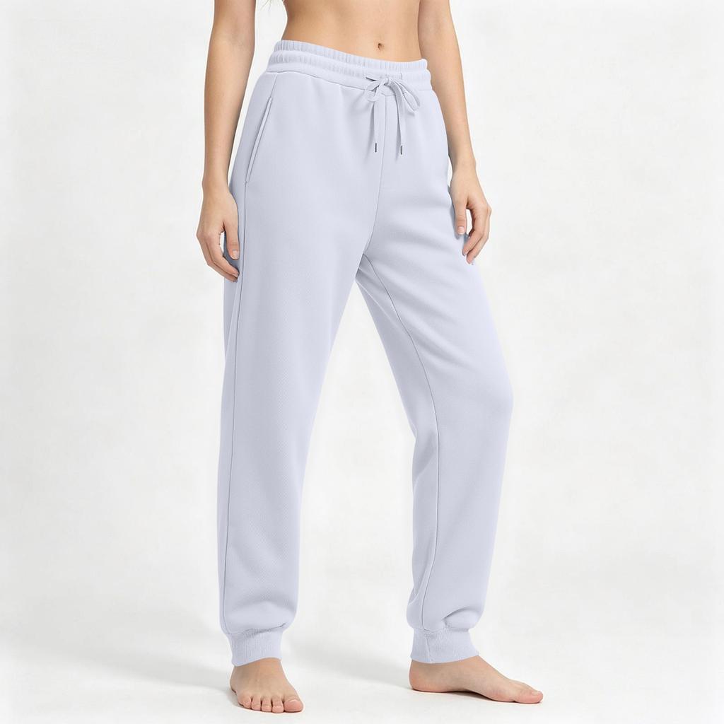 Women's Casual Color Drawstring Sweatpants with Pockets for Everyday Wear
