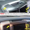 For Dodge Ram 1500 2019-2025 ABS Chrome Dash Center Storage Box Frame Cover Trim