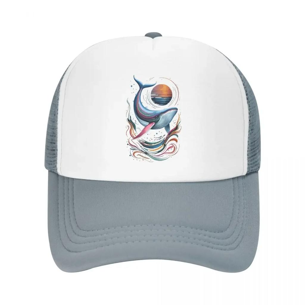 Killer Whale Very Long,body Paint In Layers Upon Layers Of Different Cap Mesh Baseball Caps Adjustable Hat Hip Hop Baseball Hats