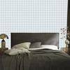 Wallpaper Fabric Pattern Light Gray and White, Light Gray Background 50x1000