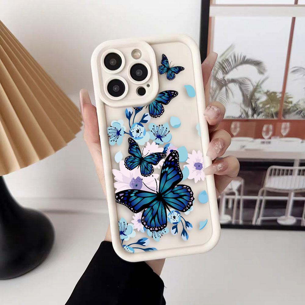 Pretty Purple Butterfly Cover Phone Case For HONOR 400 90 Lite 300 200 70 50 20 10i 9X 8X PRO 5G Silicone Case DIY Shell Funda