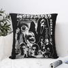 Home Decor Screams Ghostfaces Horror Movie Pillowcase Accessories Pillow Covers Square Multiple Sizes