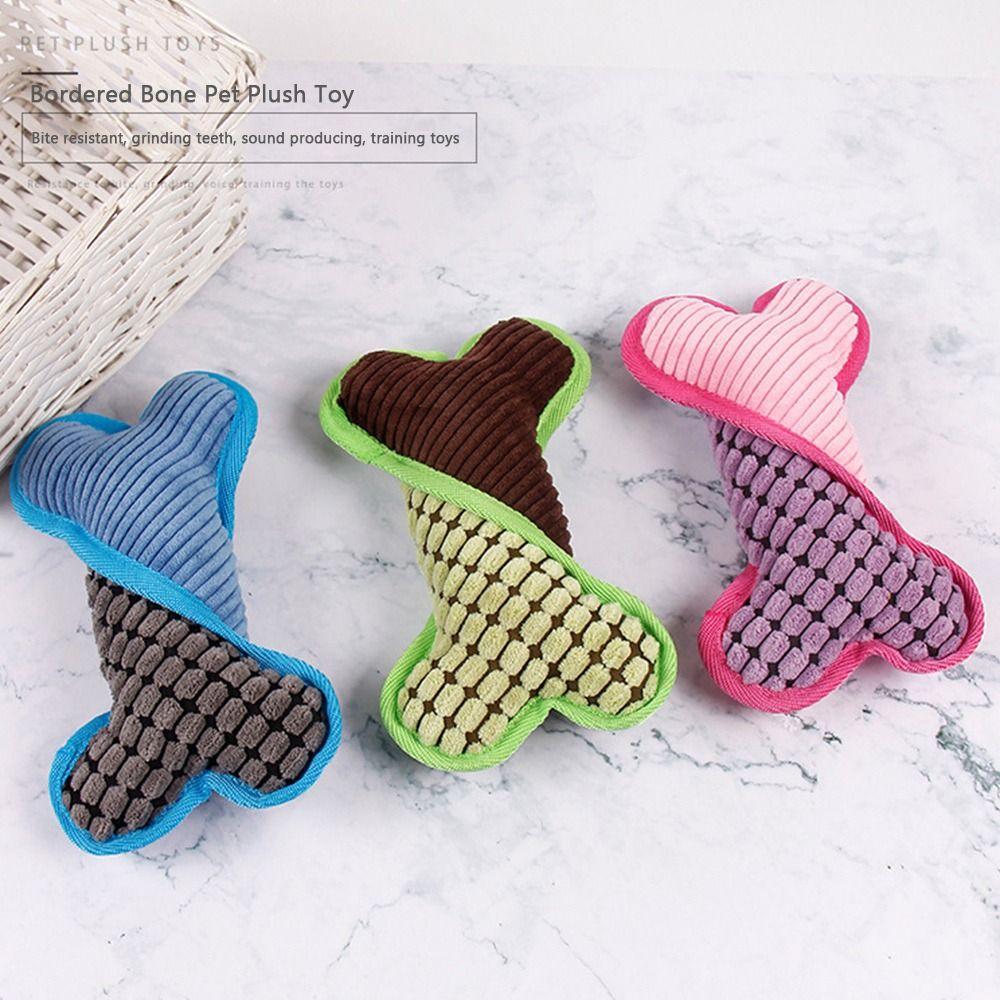 21.5cm Interactive Pet Companion Toy Tooth Cleaning Cats Toy Portable Plush Dogs Toy