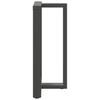 Vidaxl Nogi Do Stołu Barowego, 2 Szt., Antracyt, 60X35X(90-91)Cm, Stal