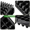 128-Cell Plastic Seedling Tray with Garden Design for Seed Starting