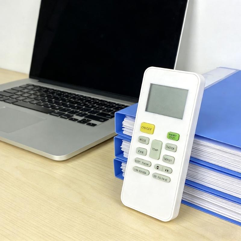 Ergonomically Remote Controller Intelligent Energy Saving Mode for RG52A8 BGEF Air Conditioner Remotes Comfortable Use