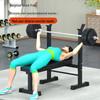 Multi-Functional Adjustable Weight Bench with Barbell Rack