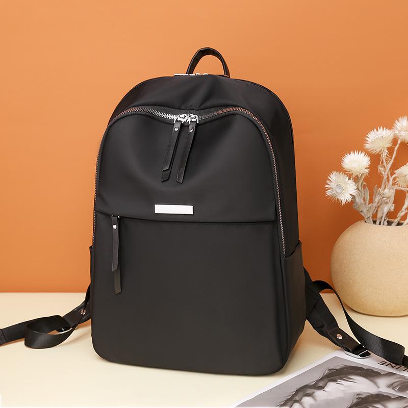 14-inch Women's Laptop Backpack: 2025 Stylish, Simple, Large Capacity School & Travel Bag, Oxford Cloth