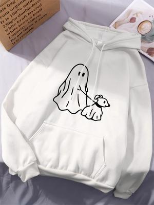 Men's And Women's Casual Hoodies Pullover Spring And Autumn Fashion Casual Hoodies Printed Plus Size Top