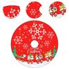 Christmas Tree Skirt Christmas Decoration Elegant Base DIY Tree Carpet Xmas Tree