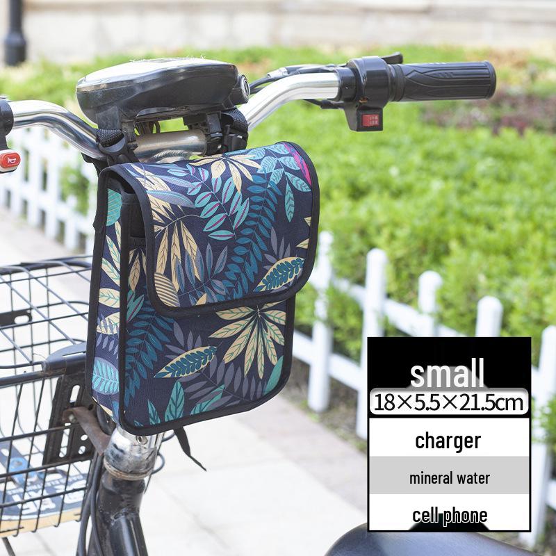 Electric Bike Handlebar Storage Bag: Motorcycle & Bicycle Phone Holder