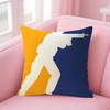 Game CCounterStrike Cushion Cover Natural Linen Pillow Case DoubleSided Print Decorative Sofa Pillowcase Home Decor Gift