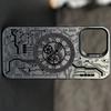 Watch mechanical heart graphic phone case for iPhone 16 15 14 13 12 11 x XR Xs SE2 SE 8 7 plus pro Max mini PC back cover