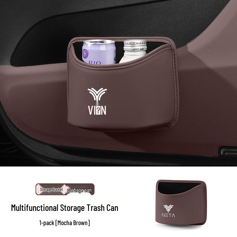 Nezha Car Trash Can & Storage: Fits S Shooting Brake, Car Seat Back, Door Umbrella, & Water Cup Holder
