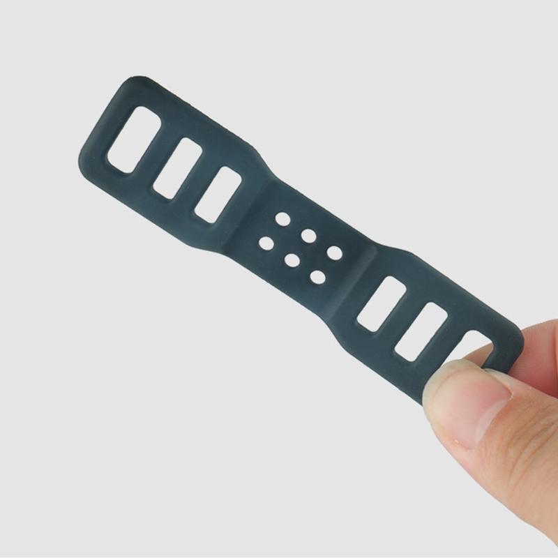 5pcs Silicones Bike Light Band Commuters Bike Lamp Straps Fixing Mounting Straps for Mounting Light