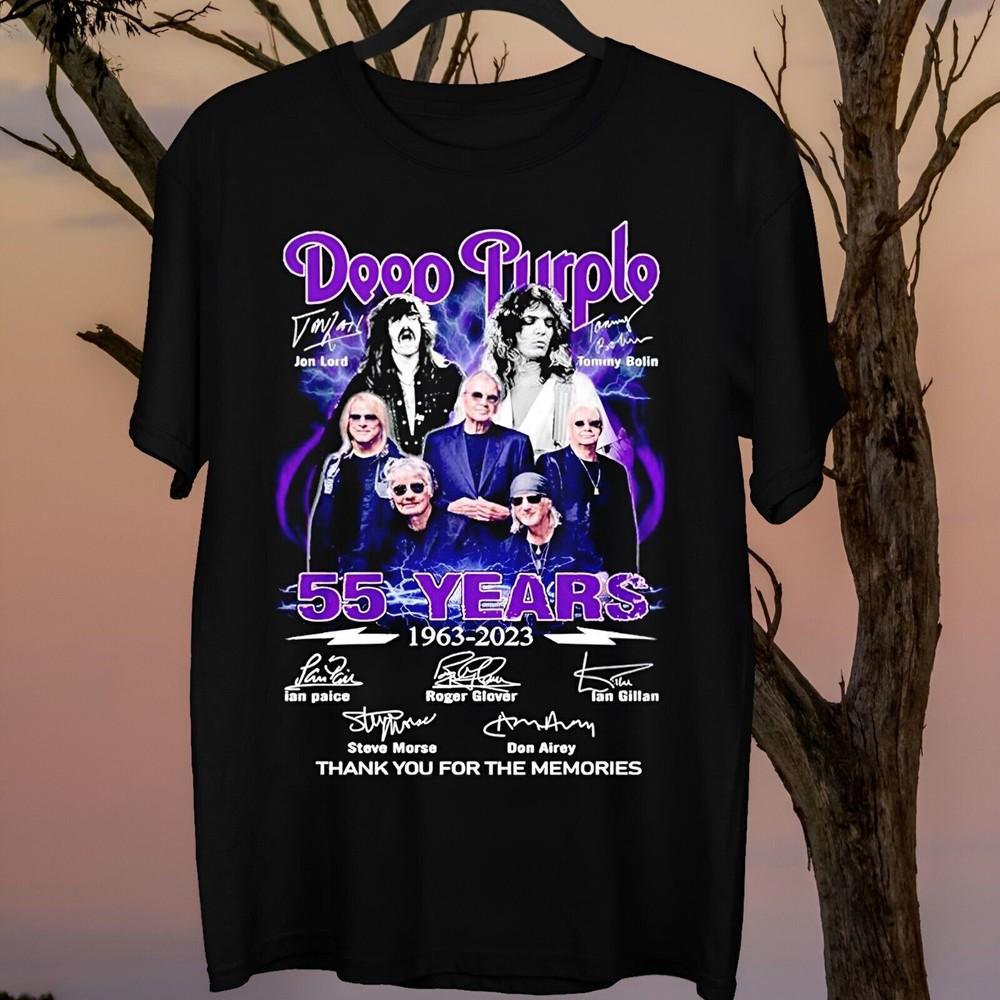 

Rare Deep Purple 55 years 1963-2023 New Popular Unisex S-3XL T-Shirt T527 Unisex T-Shirt S