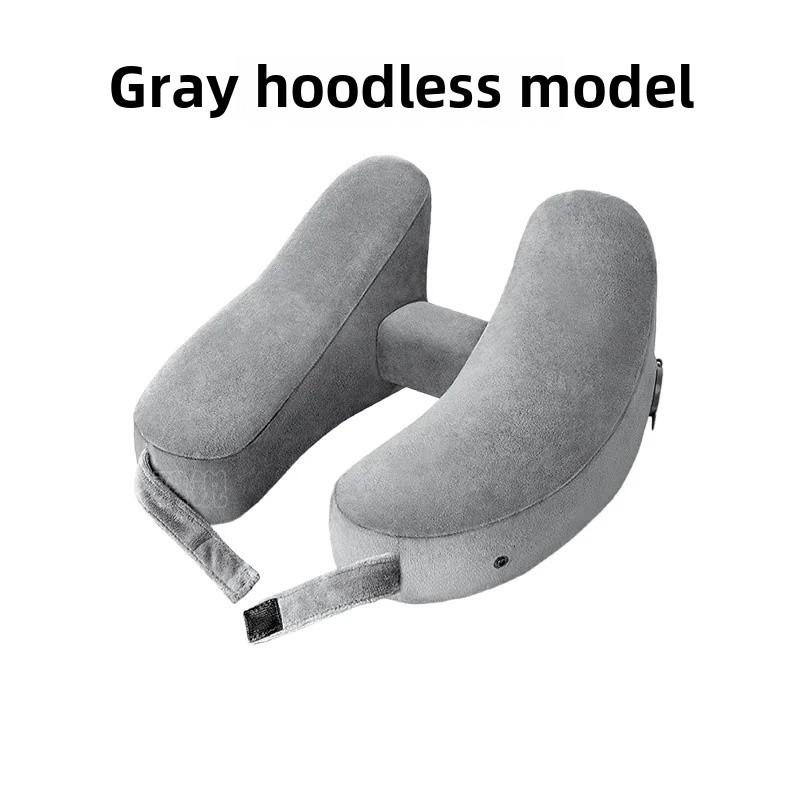 

Портативная дорожная надувная подушка для шеи H-образной формы Высококачественная подушка для поддержки шеи авиационного стандарта для младенцев и взрослых