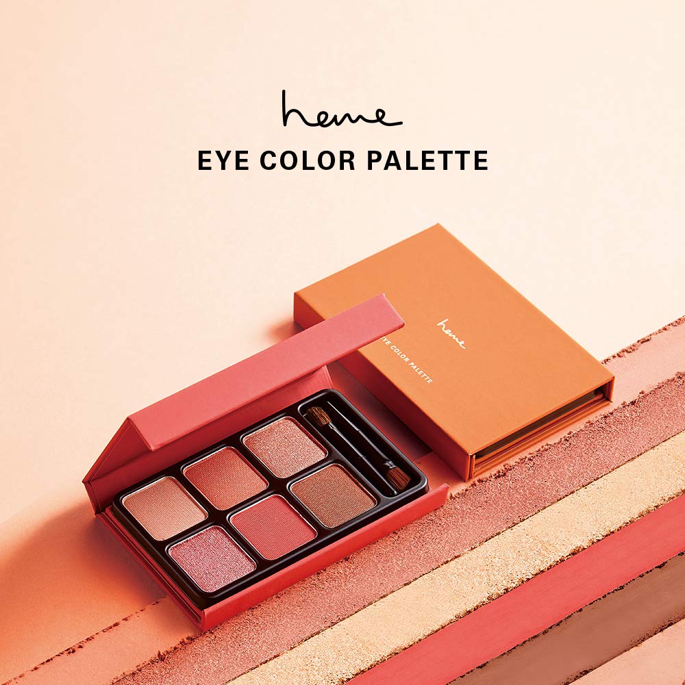 Heme paleta cieni do powiek kolory w GOLDEN MANGO tajwańskie kosmetyki 1 sztuka 6-kolorowa (łącznie 6) (x 1)