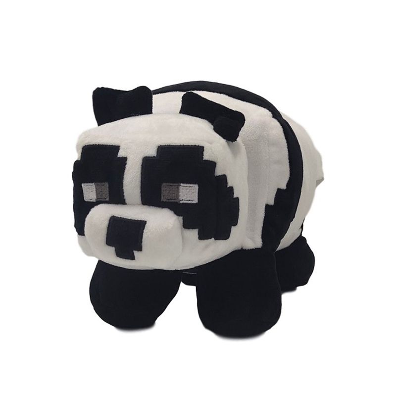Adorable Minecraft Plush Toys Featuring Soft Creeper Enderman And Wolf Characters